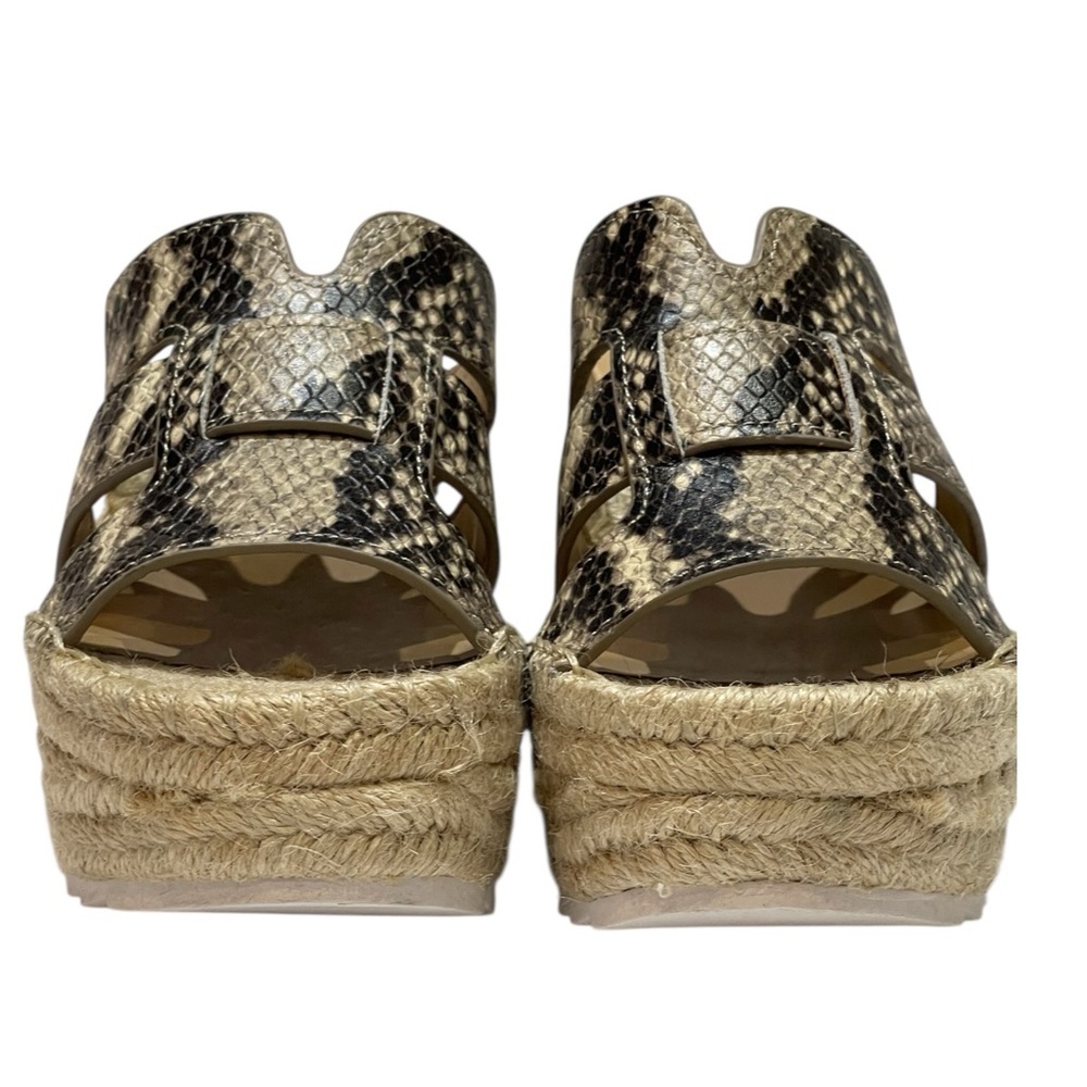 Marc Fisher Robbyn Python Espadrille Wedge Bohemi… - image 3